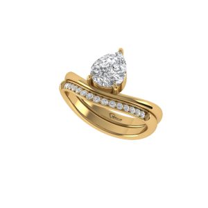 Aurielle Pear Diamond Ring