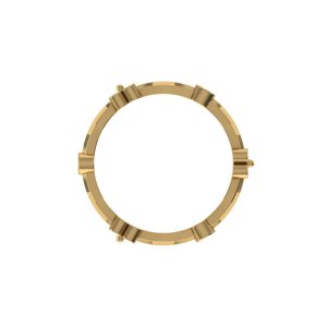 Round Cut Diamond Band | Florelle Petal Diamond Band | Parthvi Lab