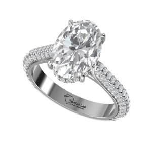 Aurevra Oval Royale Diamond Ring