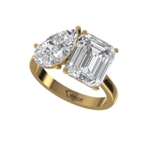 Double Stone Diamond Ring | Eterna Duo Fusion Ring